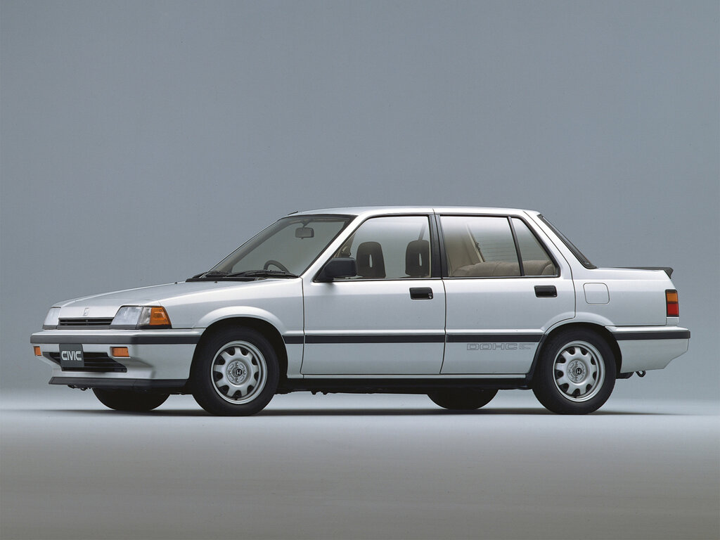 Honda Civic (AU) 3 поколение, рестайлинг, седан (09.1985 - 08.1987)